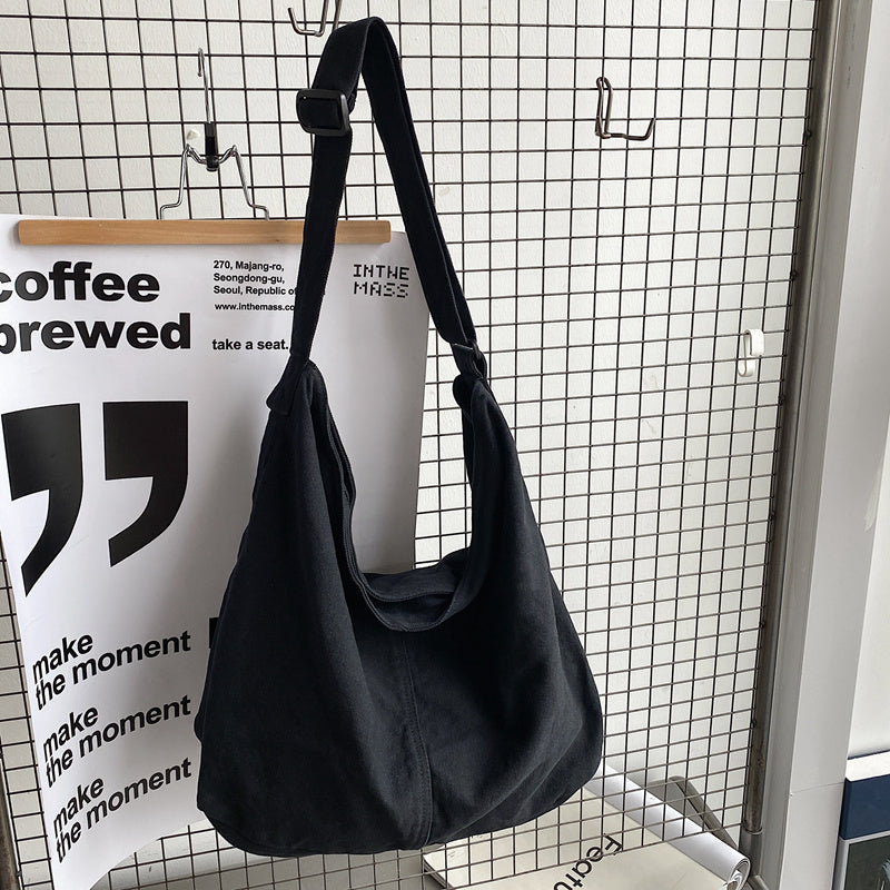 Versatile Shoulder Tote Bag Student Literary