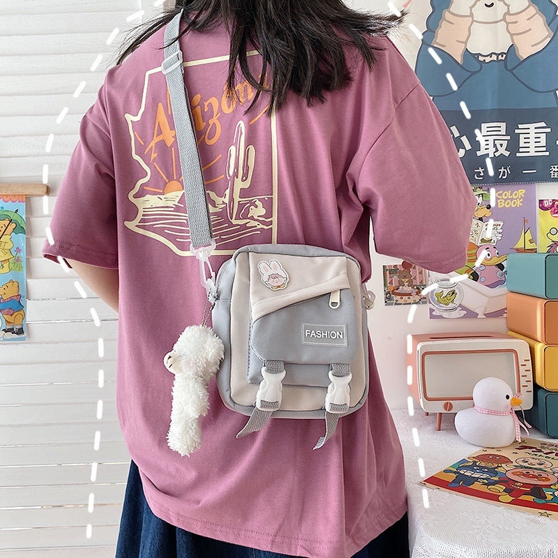 cute Nylon One Shoulder Messenger Bag