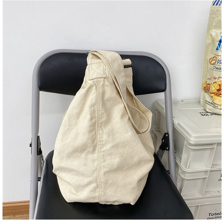 Versatile Shoulder Tote Bag Student Literary