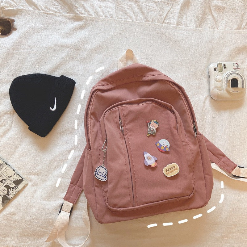 Junior High School Student School Bag Korean Version Harajuku U Japanese Cute Girl Middle School Student Mori High School Backpack