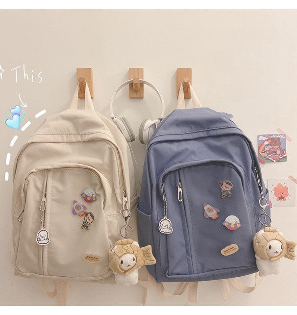 Junior High School Student School Bag Korean Version Harajuku U Japanese Cute Girl Middle School Student Mori High School Backpack