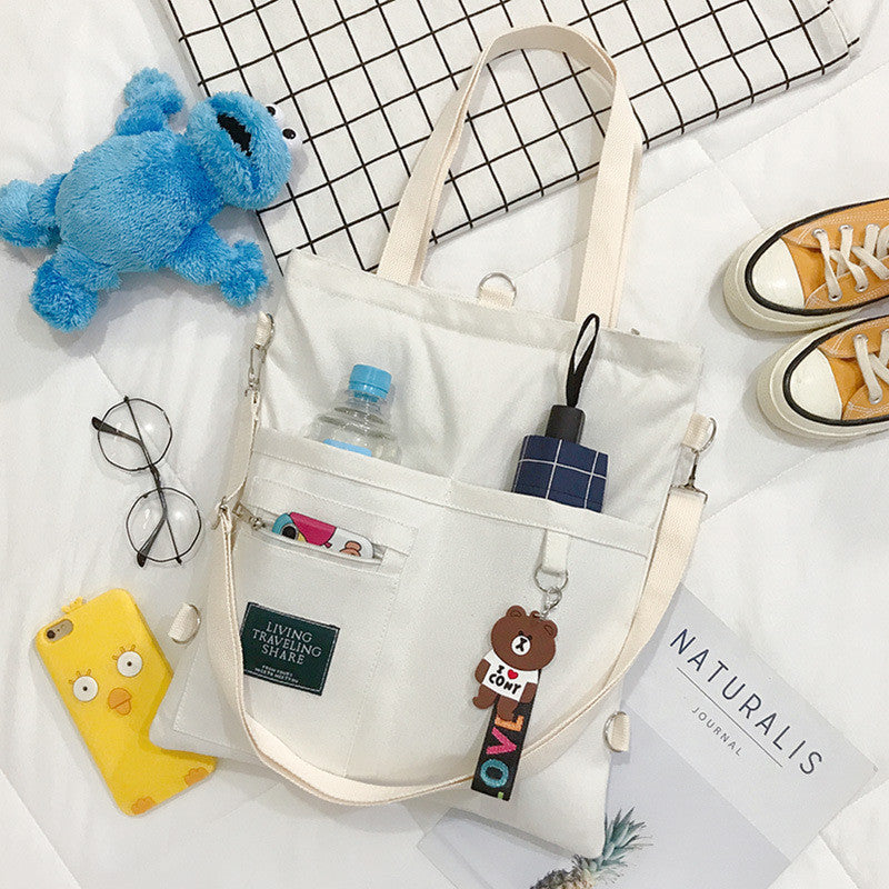 Carrying Book Bag Japanese style, Art Canvas Bag