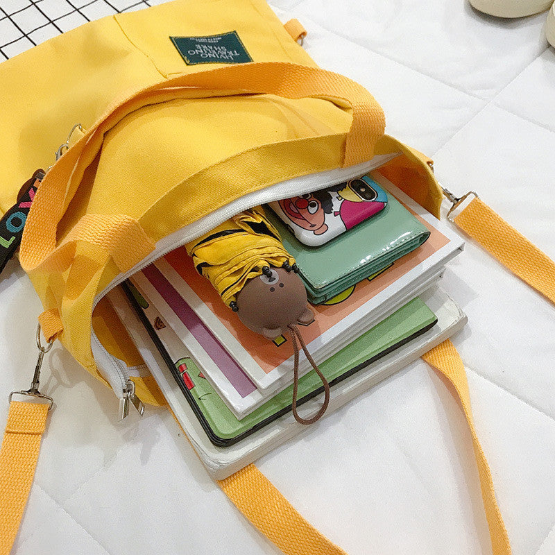 Carrying Book Bag Japanese style, Art Canvas Bag