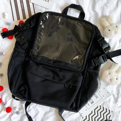 school backpack female student canvas bag Japanese style