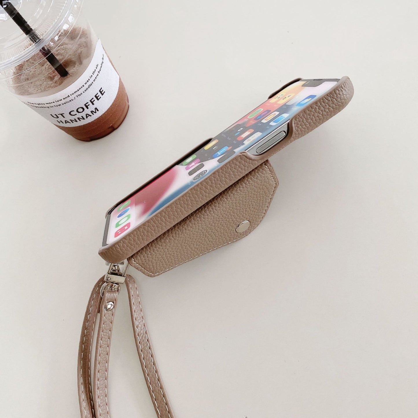 Card Holder Crossbody Phone Case Japanese And Korean style