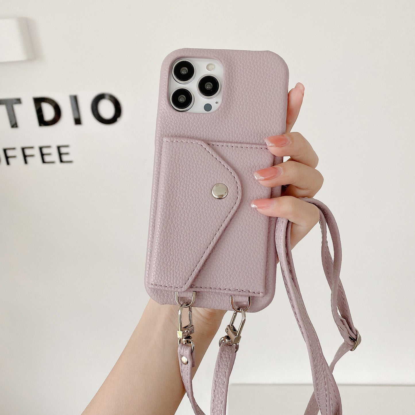 Card Holder Crossbody Phone Case Japanese And Korean style