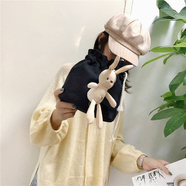 Japanese girl rabbit messenger bag women