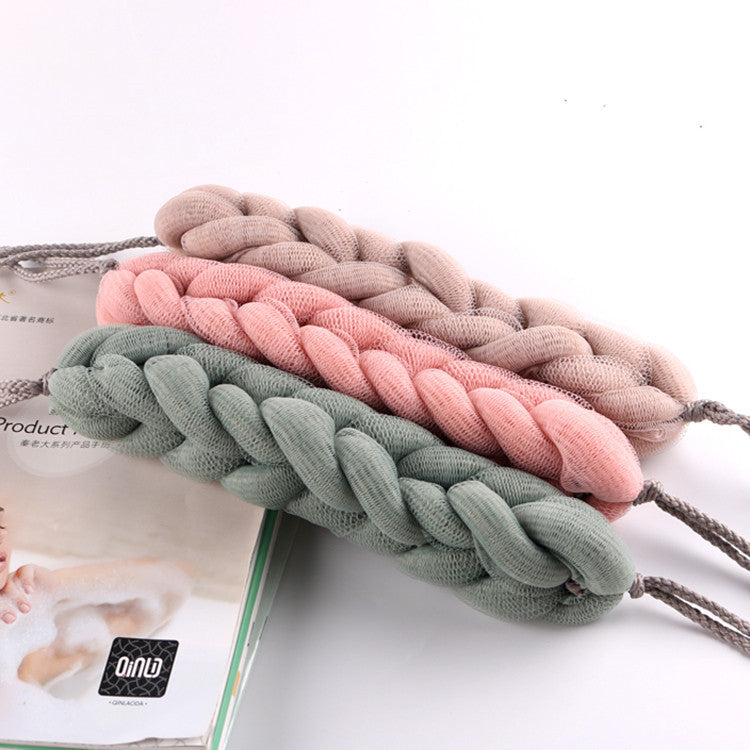 Style Long Bath Ball PE Net Bath Foaming Shower Towel