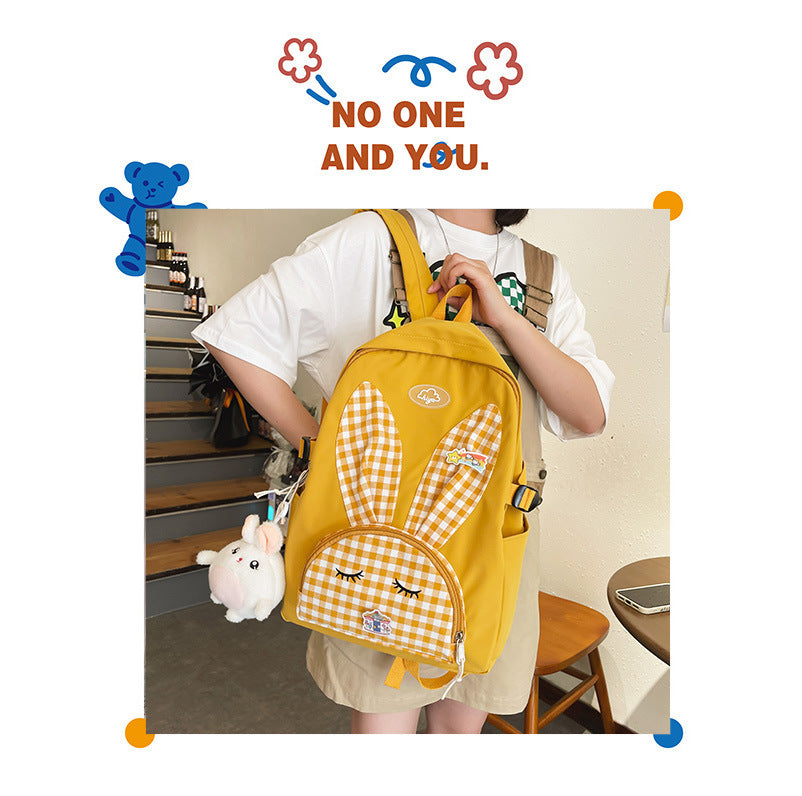 Cute Japanese Cartoon Rabbit Large-capacity Student School Bag Backpack