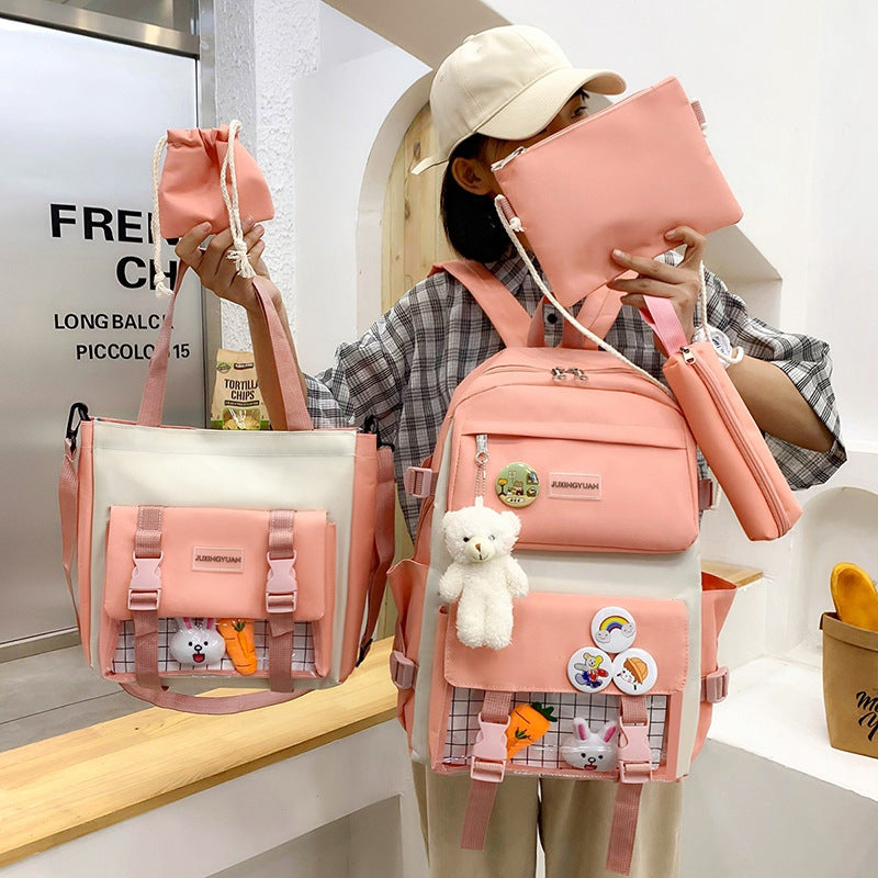Student Backpack Campus Harajuku Fashion