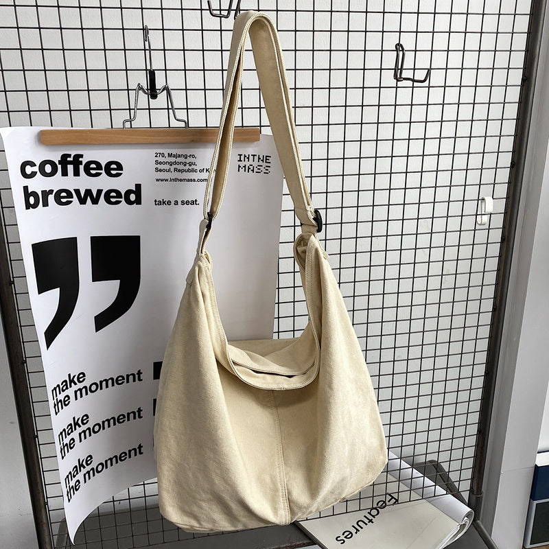 Versatile Shoulder Tote Bag Student Literary