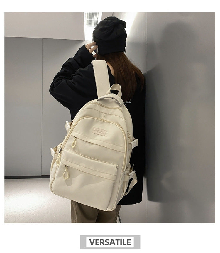 Simple Large Capacity Backpack Japanese Style,