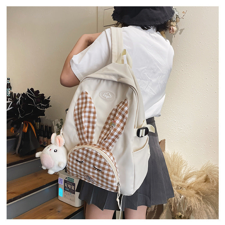 Cute Japanese Cartoon Rabbit Large-capacity Student School Bag Backpack