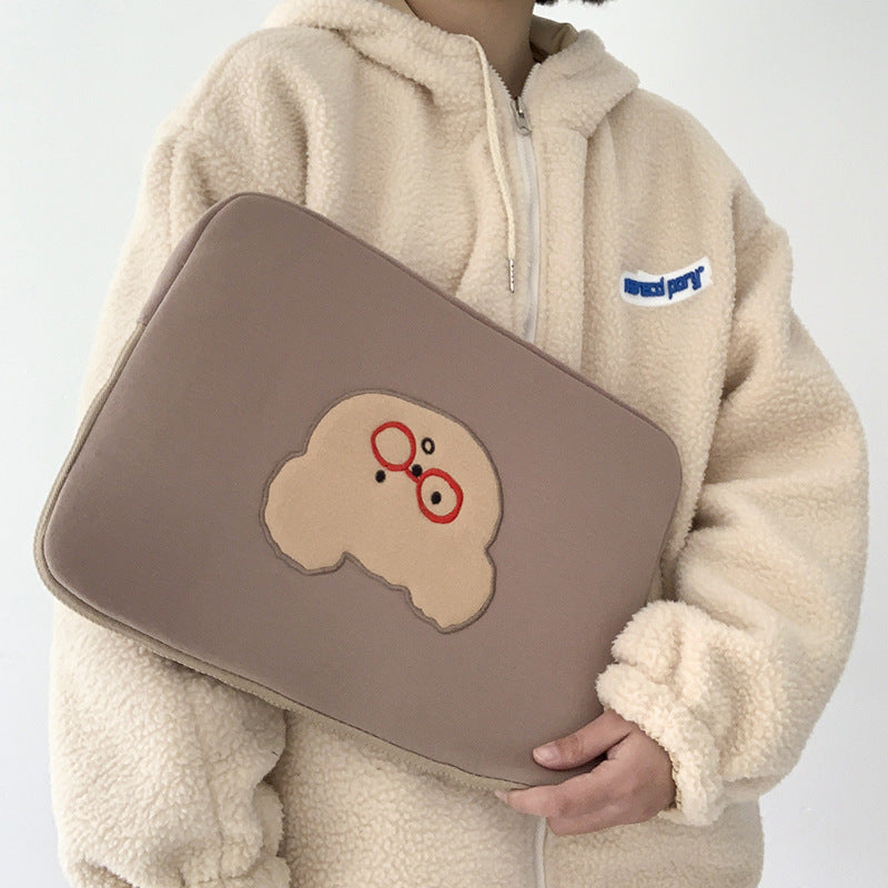 Compatible with Apple, Wind Girl Tablet Bag Bear Ipad Bag Student Korean Version