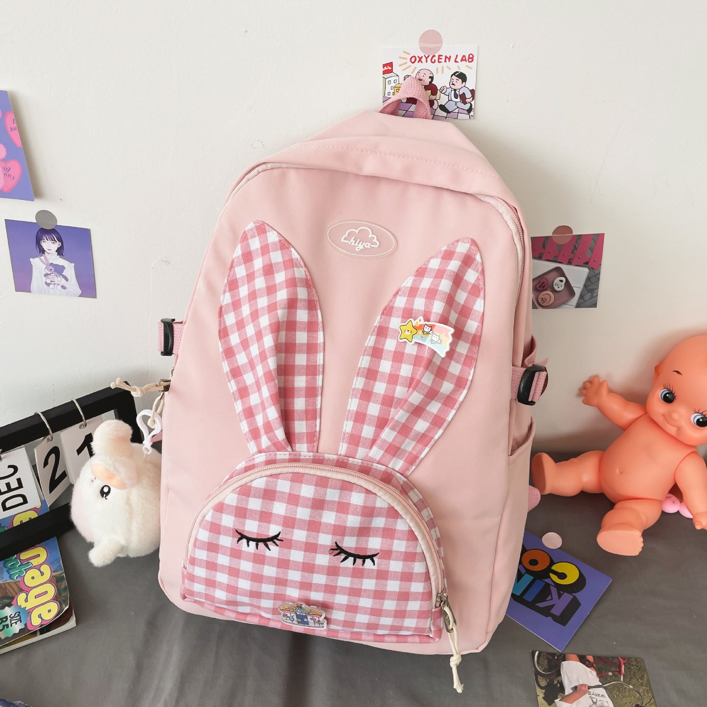 Cute Japanese Cartoon Rabbit Large-capacity Student School Bag Backpack