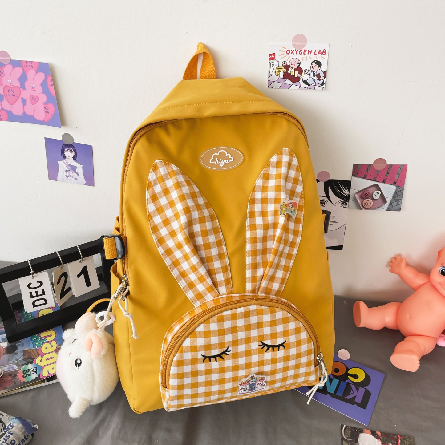 Cute Japanese Cartoon Rabbit Large-capacity Student School Bag Backpack