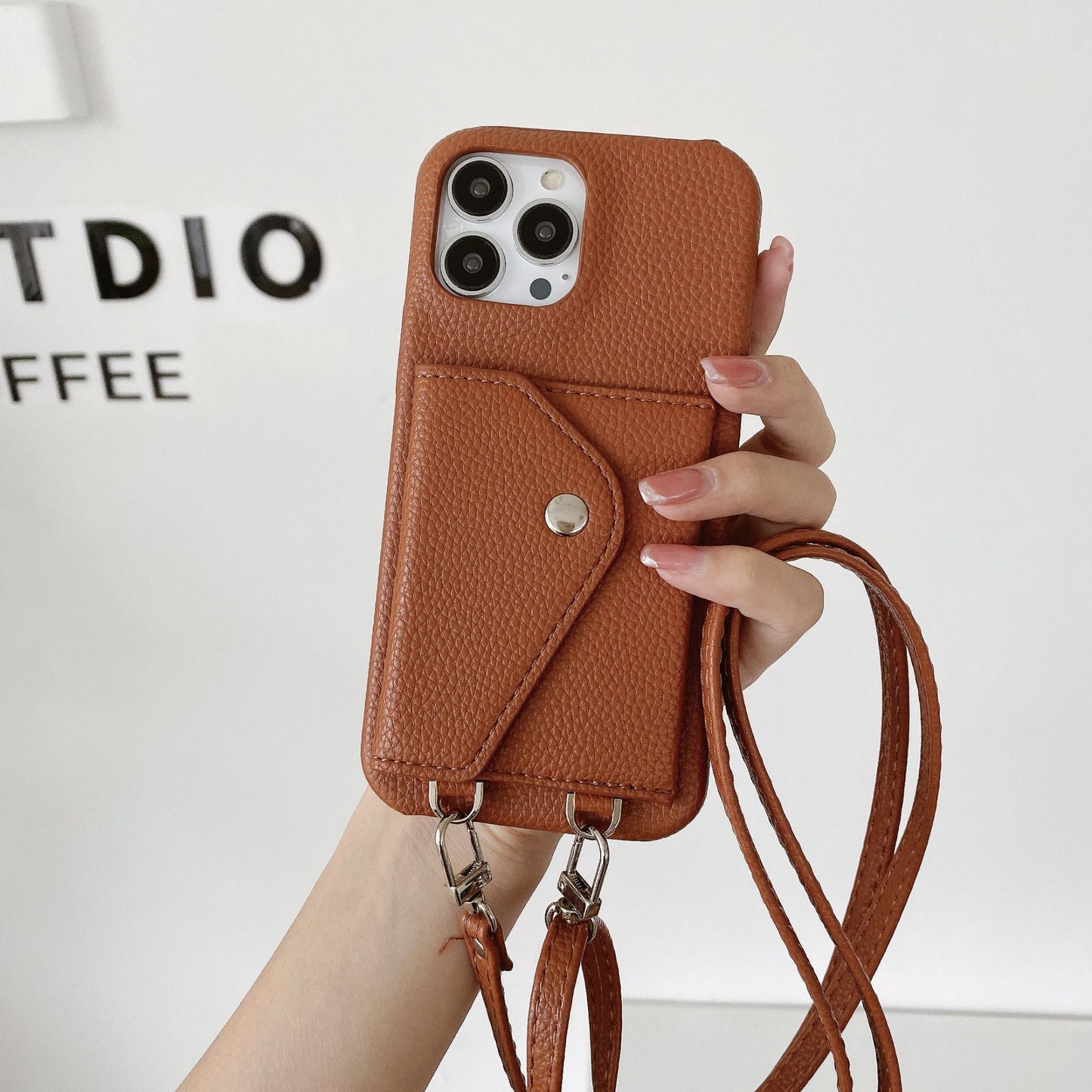 Card Holder Crossbody Phone Case Japanese And Korean style