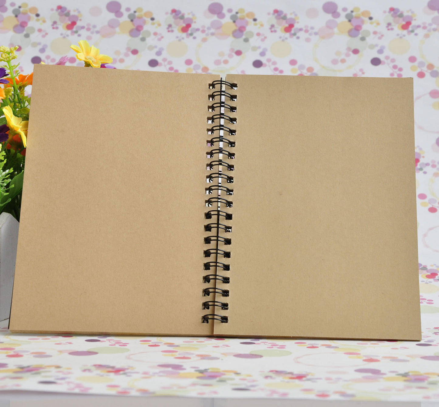 Stationery Kraft Paper Coil Notebook Simple And Simple Graffiti Sketch Blank