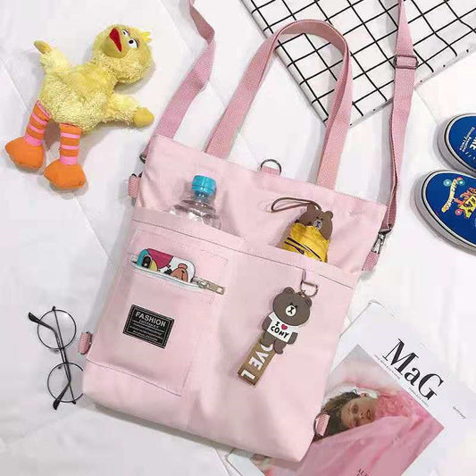 Carrying Book Bag Japanese style, Art Canvas Bag
