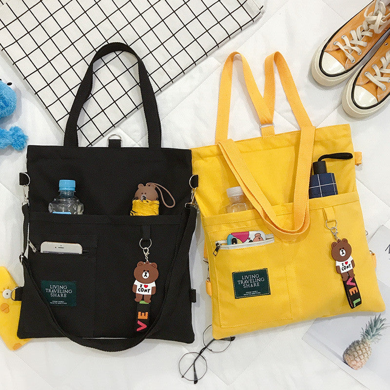 Carrying Book Bag Japanese style, Art Canvas Bag