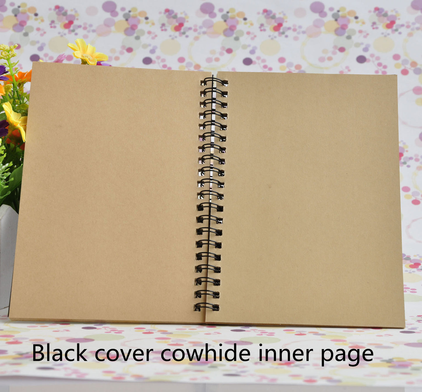 Stationery Kraft Paper Coil Notebook Simple And Simple Graffiti Sketch Blank
