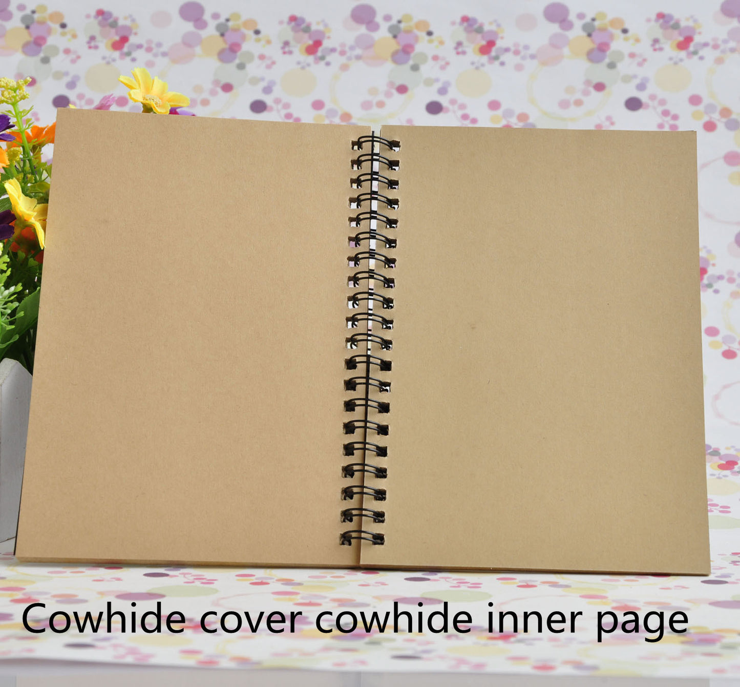 Stationery Kraft Paper Coil Notebook Simple And Simple Graffiti Sketch Blank