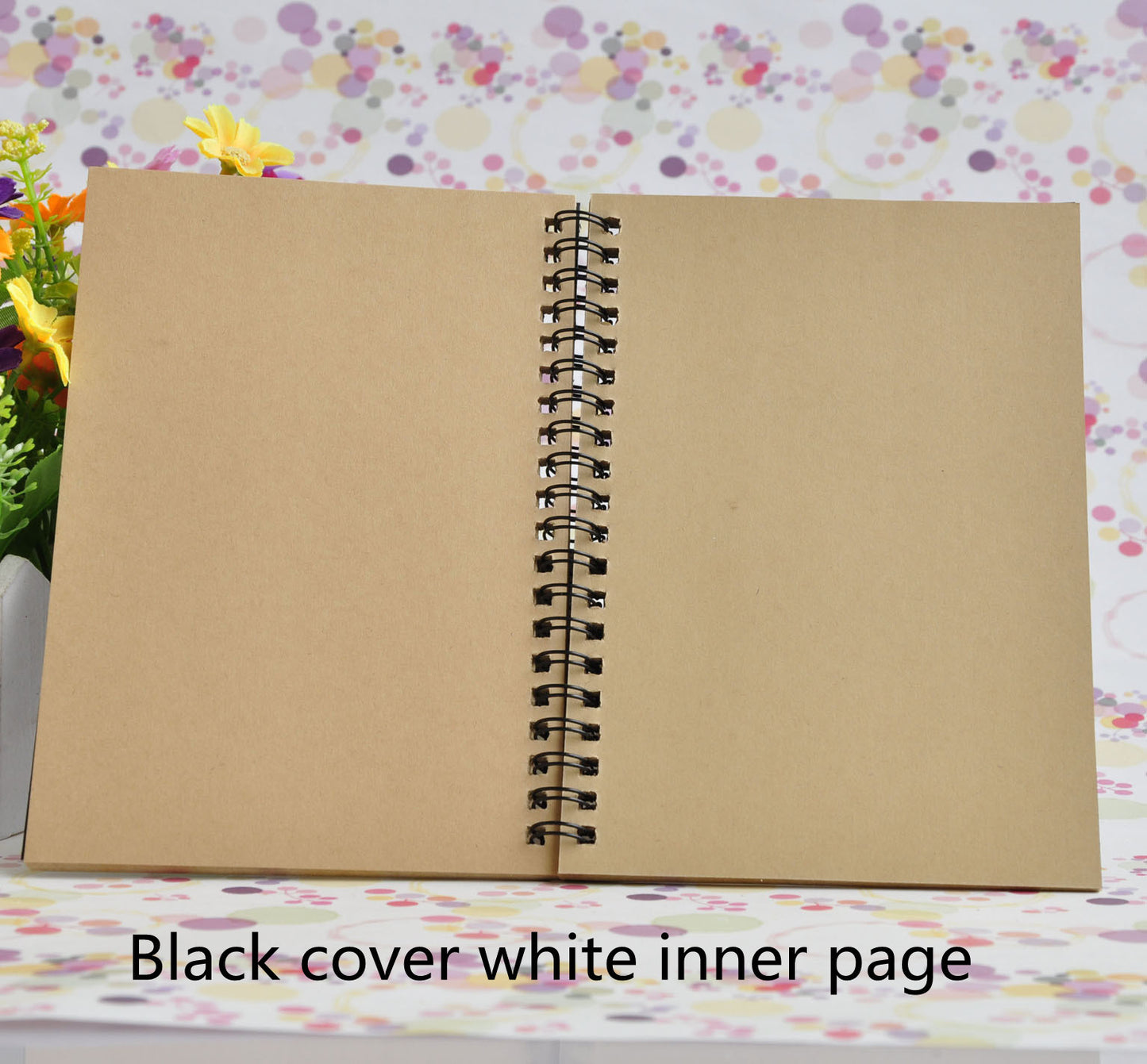 Stationery Kraft Paper Coil Notebook Simple And Simple Graffiti Sketch Blank
