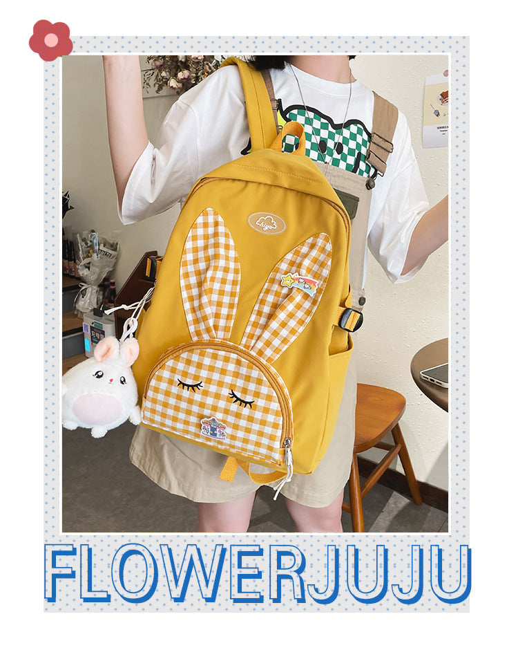 Cute Japanese Cartoon Rabbit Large-capacity Student School Bag Backpack