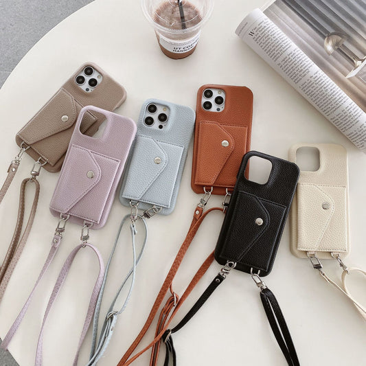 Card Holder Crossbody Phone Case Japanese And Korean style