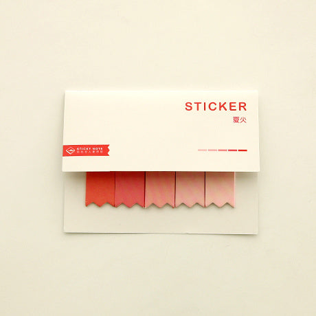 Students Use Sticky Notes Ins Wind Simple Index Stickers To Mark Bookmarks Notebook Labels