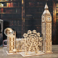 3D Wooden Puzzle Big Ben Model Kits Desktop Clock DIY Building Blocks Creative Gift Home Decor For Family Unique Christmas Gift