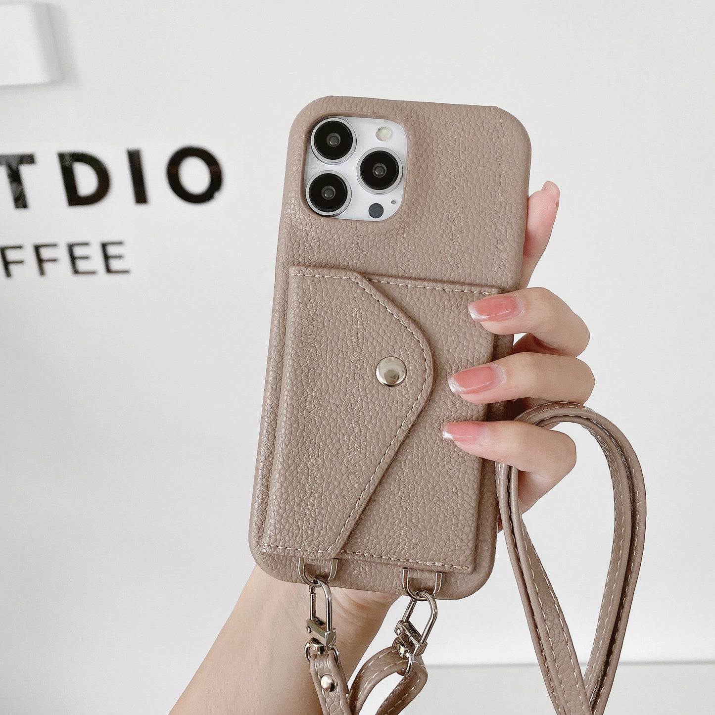 Card Holder Crossbody Phone Case Japanese And Korean style