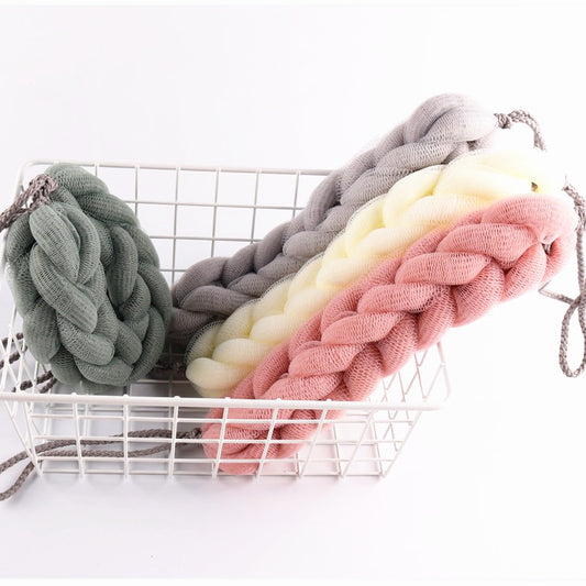 Style Long Bath Ball PE Net Bath Foaming Shower Towel