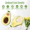 Automatic Drinking Water Bottle Pet Feeder Avocado Shape Kitten Slow Food Feeding Bowl Small Pets Feeder