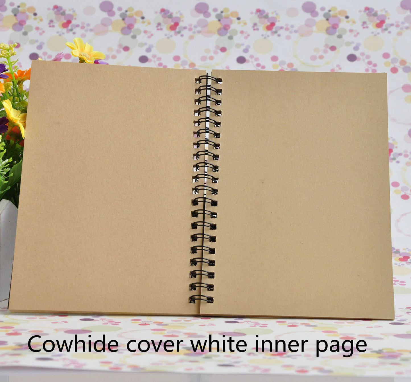 Stationery Kraft Paper Coil Notebook Simple And Simple Graffiti Sketch Blank