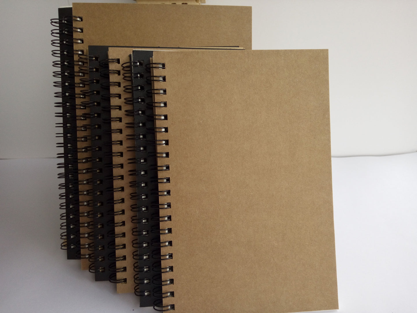 Stationery Kraft Paper Coil Notebook Simple And Simple Graffiti Sketch Blank