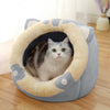 Cat House Villa Enclosed Cat Supplies Bed